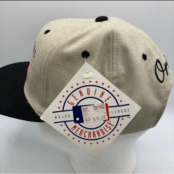 NWT Vintage Baltimore Orioles Outdoor Cap Snapback Strapback Hat Cap OSFA 90s - Picture 4 of 7